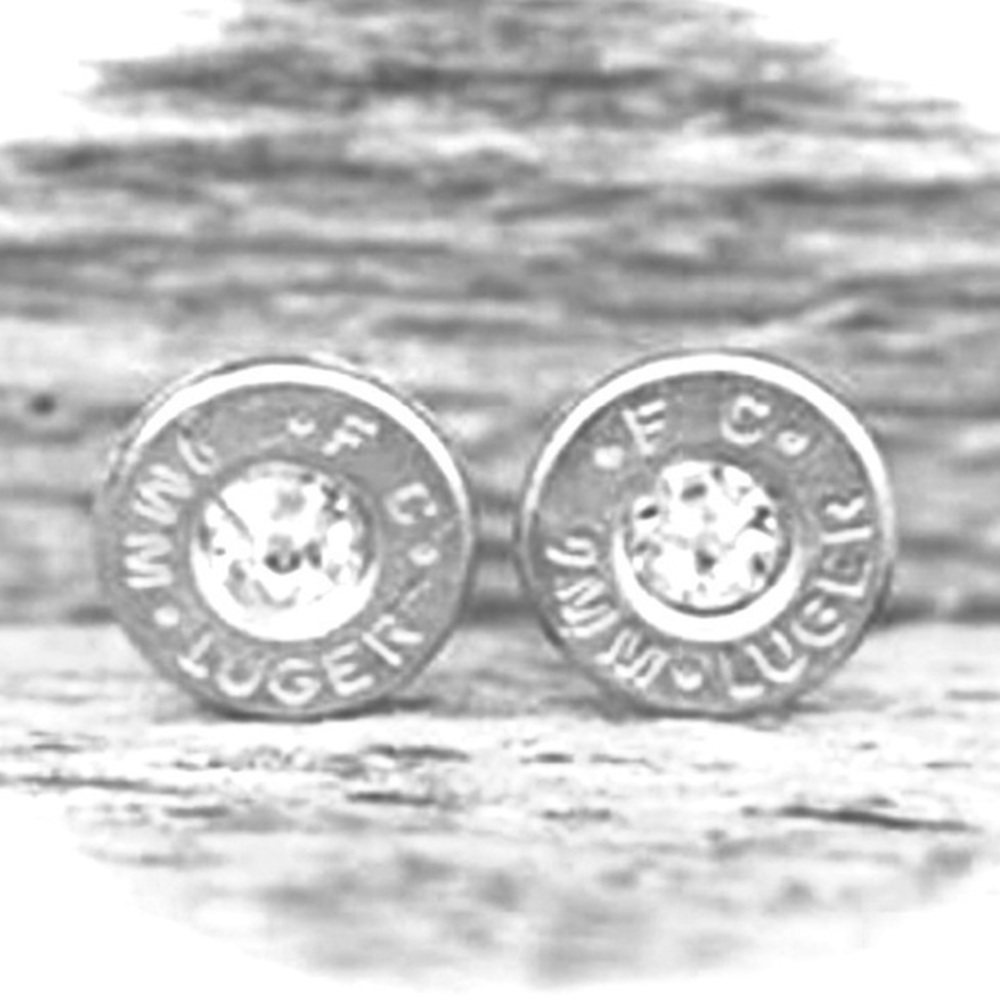 Pretty hunter bullet earrings